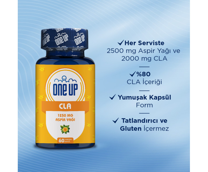 One Up CLA 1250 Mg 60 Yumuşak Kapsül