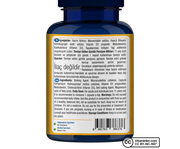 One Up D Vitamini 1000 IU 100 Kapsül