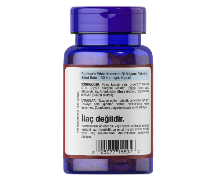 Puritan's Pride CO Q-10 100 Mg 30 Kapsül